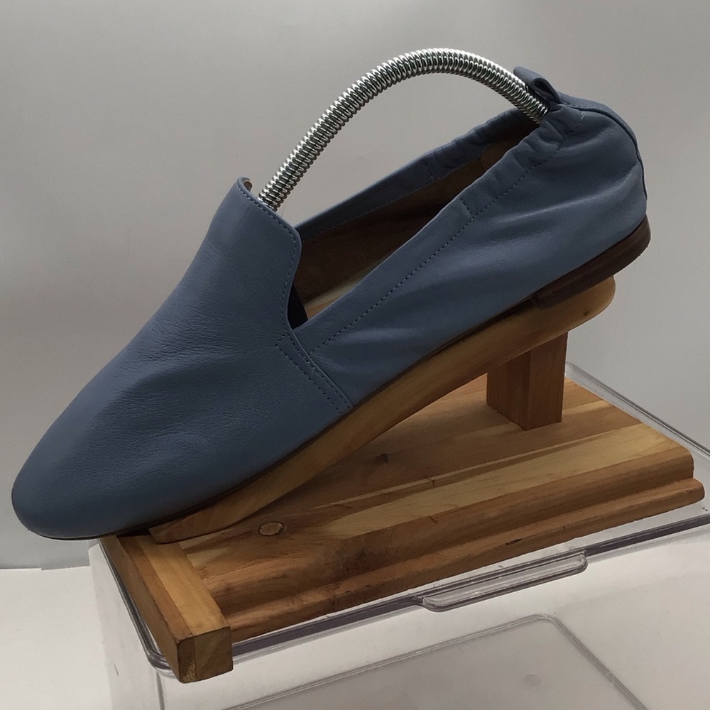 Aerosoles Rossie Blue Leather Flat - Picture 2 of 11